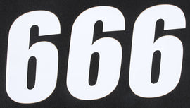 D'COR NUMBER 6 WHITE 6