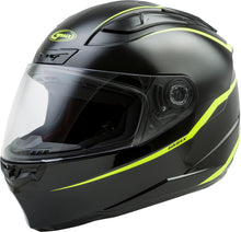 Load image into Gallery viewer, GMAX FF-88 FULL-FACE PRECEPT HELMET BLACK/HI-VIS YELLOW SM G1884604