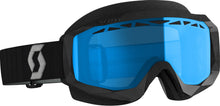 Load image into Gallery viewer, SCOTT HUSTLE X SNWCRS GOGGLE BLK/GRY ENHANCER TEAL CHROME 274515-1001315