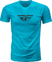 Load image into Gallery viewer, FLY RACING FLY F-WING TEE TURQUOISE LG 352-0618L-atv motorcycle utv parts accessories gear helmets jackets gloves pantsAll Terrain Depot