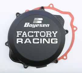 BOYESEN FACTORY RACING CLUTCH COVER BLACK CC-06XB