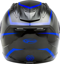 Load image into Gallery viewer, GMAX FF-88 FULL-FACE PRECEPT HELMET BLACK/BLUE 3X G1884049