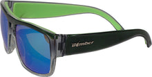Load image into Gallery viewer, BOMBER IRIE BOMB FLOATING EYEWEAR CRYSTAL SMOKE W/GRN MIRROR IRE104-GM-GF