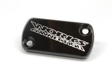 Load image into Gallery viewer, WORKS BILLET FRONT BRAKE COVER BLK RM/KX 21-115