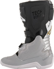 Load image into Gallery viewer, ALPINESTARS TECH 7S BOOTS BLACK/SILVER/WHITE/GOLD SZ 08 2015017-1829-08