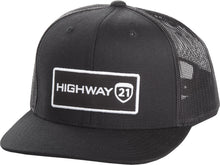 Load image into Gallery viewer, HIGHWAY 21 CORPORATE HAT BLACK #5426 489-1900