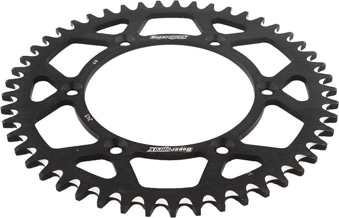 SUPERSPROX ALUMINUM SPROCKET 49T BLACK RAL-245-49-BLK