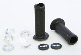 ODI ATV RUFFIAN LOCKON GRIP 120MM BLACK/SILVER J31RFB-S-atv motorcycle utv parts accessories gear helmets jackets gloves pantsAll Terrain Depot