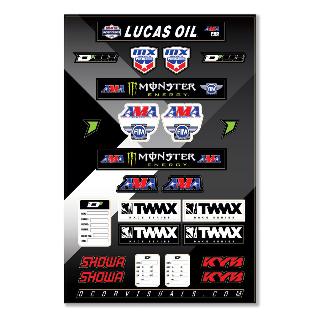D'COR DECAL 12 MIL SERIES LOGOS 40-90-116