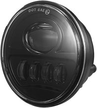 Load image into Gallery viewer, PATHFINDER 4.5" MODERN LED PASSING LAMPS KIT BLACK HDPL4B