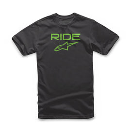 ALPINESTARS RIDE 2.0 TEE BLACK/GREEN MD 1038-72000-1060-M