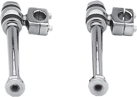 PAUGHCO OFFSET POST STYLE RISERS CHROME 7" 355-1