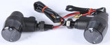 K&S TURN SIGNAL STYLE 3 BLACK W/SMOKE LENS 25-8631