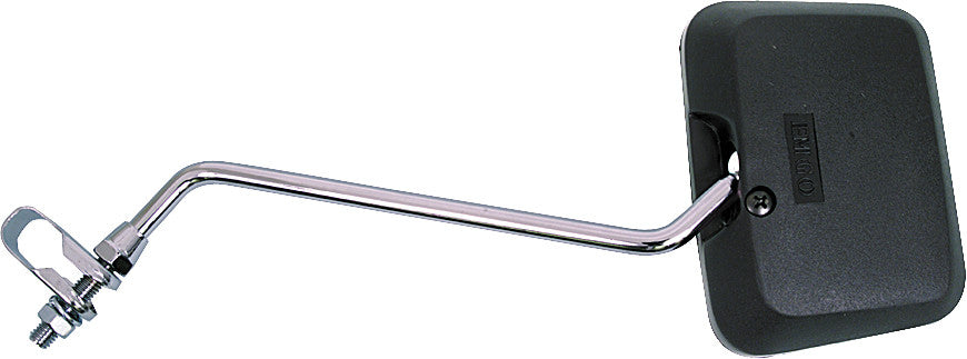 EMGO SQUARE CLAMP-ON MIRROR BLACK 10" 20-64520(PR)