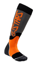 Load image into Gallery viewer, ALPINESTARS MX PLUS-2 SOCKS COOL GREY/FLUO ORANGE YOUTH 4741920-9040-YOUTH