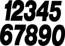 Load image into Gallery viewer, DIRT DIGITS #7 8" BLACK SUPER X DIGITS 3/PK SX83B-7