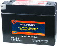 Load image into Gallery viewer, FIRE POWER BATTERY CT4B-5 SEALED FACTORY ACTIVATED CT4B-5-atv motorcycle utv parts accessories gear helmets jackets gloves pantsAll Terrain Depot