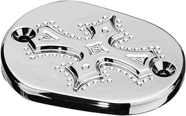 PREC. BILLET UPPER BRAKE CYLINDER COVER DARKSIDE CHROME DRK-110-SPT-CHR