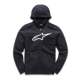 ALPINESTARS YOUTH AGELESS FLEECE BLACK/WHITE LG 3038-53010-1020-L