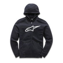 Load image into Gallery viewer, ALPINESTARS YOUTH AGELESS FLEECE BLACK/WHITE MD 3038-53010-1020-M