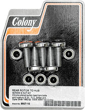 Load image into Gallery viewer, COLONY MACHINE BRAKE ROTOR HARDWARE REAR TORX SCREW KIT 9807-10
