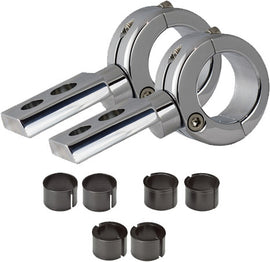 PIAA BILLET MOUNTING BRACKETS CHROME 7/8