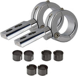 PIAA BILLET MOUNTING BRACKETS CHROME 7/8