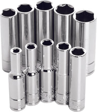 Load image into Gallery viewer, PERFORMANCE 10 PC 1/4" MET SOCKET SET DEEP W36400