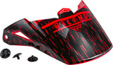 FLY RACING KINETIC K120 HELMET VISOR RED/BLACK 73-88172