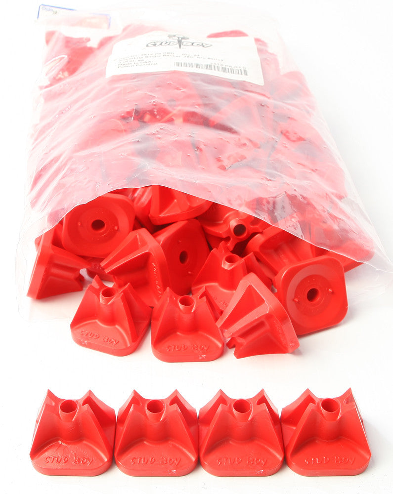 STUD BOY SUPER-LITE PRO SERIES SINGLE BACKERS .75" 84/PK RED 2513-P8-RED-atv motorcycle utv parts accessories gear helmets jackets gloves pantsAll Terrain Depot