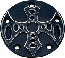 Load image into Gallery viewer, PREC. BILLET BILLET POINTS COVER BAD AXE BLACK BAX-220-5H-BLK