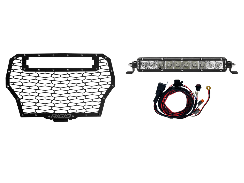 RIGID GRILL LGHT KIT POL TURBO W/ 10" SR LIGHT 41640