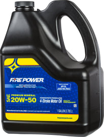 FIRE POWER MINERAL 4-STROKE OIL 20W-50 GAL 4/CASE 196974