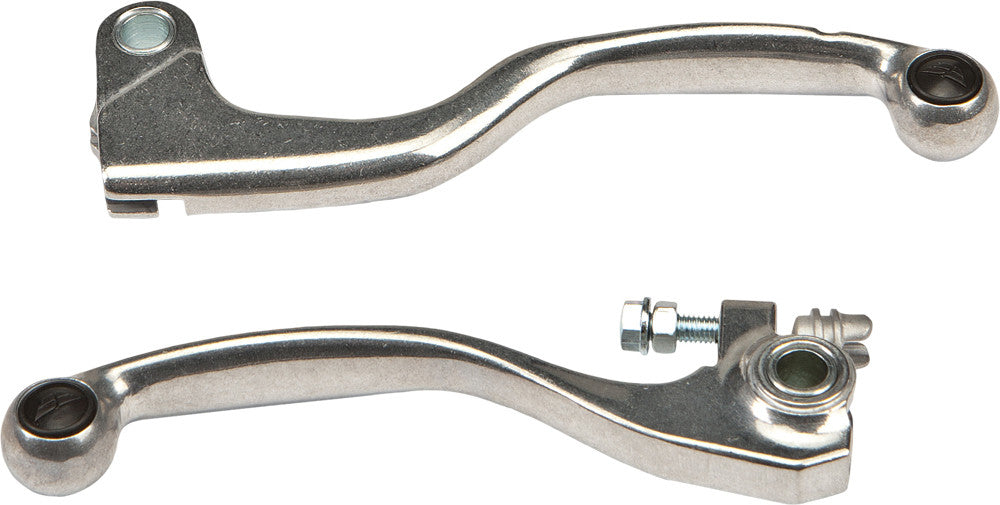 FLY RACING PRO SHORTY LEVER SET POLISHED 161-020