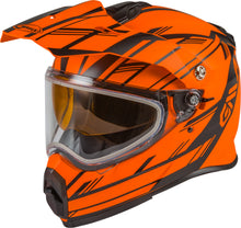 Load image into Gallery viewer, GMAX AT-21S ADVENTURE EPIC SNOW HELMET MATTE NEON ORNG/BLK XS G2211143