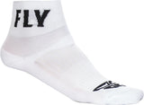 FLY RACING FLY SHORTY SOCKS WHITE SM/MD SPX009490-B1