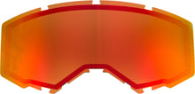 Load image into Gallery viewer, FLY RACING DUAL LENS W/O VENTS ADULT RED MIRROR/BROWN FLB-017