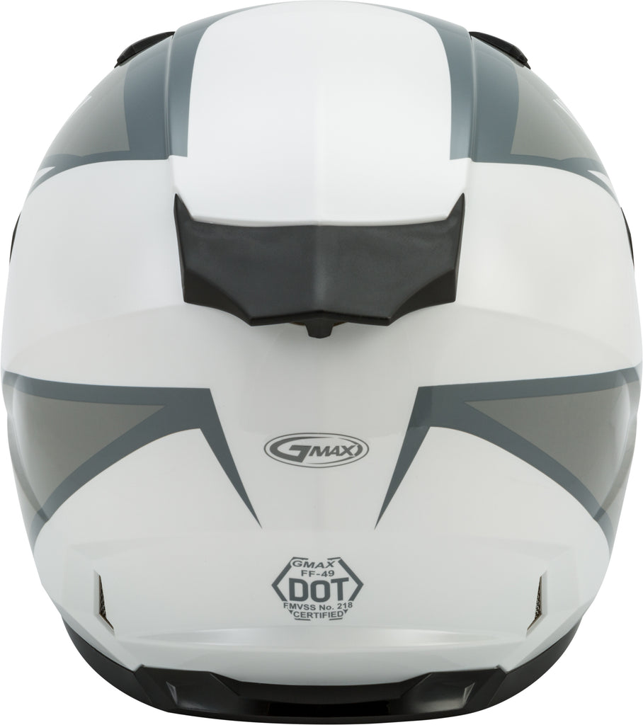 GMAX FF-49 FULL-FACE DEFLECT HELMET WHITE/GREY XS G1494463