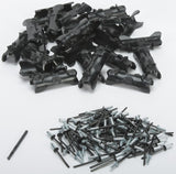 SPG 24/PK FOOTLOK CLEATS BLK FLTC500-BK