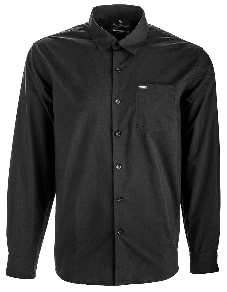FLY RACING FLY L/S BUTTON UP SHIRT BLACK SM 352-6200S
