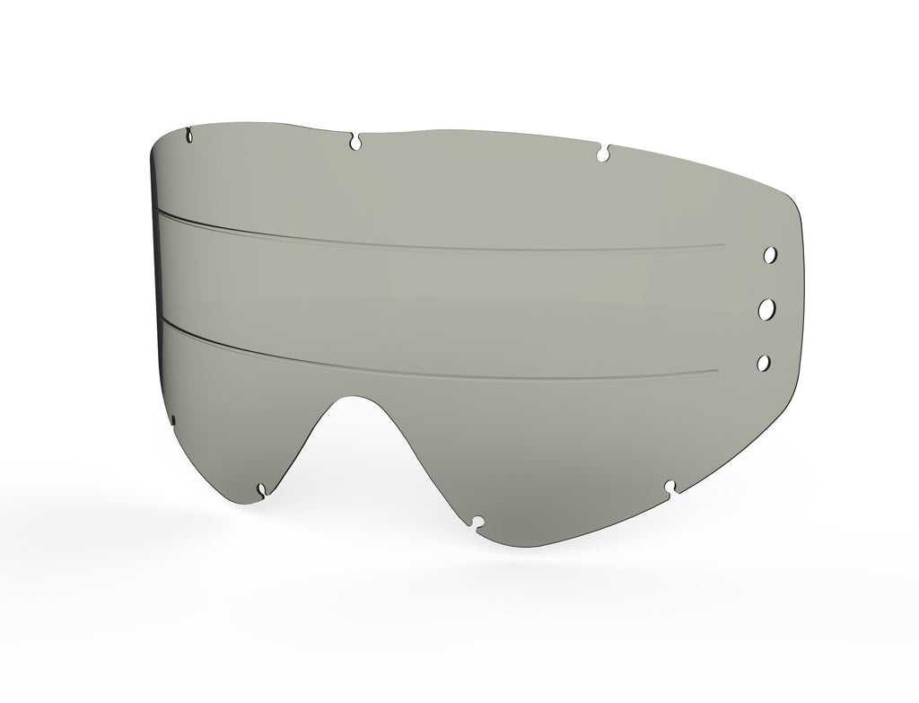 EKS BRAND GO-X ZIP-OFF RAIN LENS SMOKE 067-40290