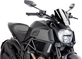 PUIG WINDSCREEN NAKED NEW GEN SPORT BLACK 7592N