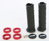 ODI ATV X-TREME LOCKON GRIP BLACK/RED J30XTB-R