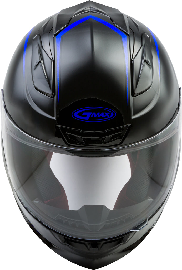 GMAX FF-88 FULL-FACE PRECEPT HELMET BLACK/BLUE 3X G1884049