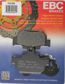 EBC BRAKE PADS FA106-atv motorcycle utv parts accessories gear helmets jackets gloves pantsAll Terrain Depot
