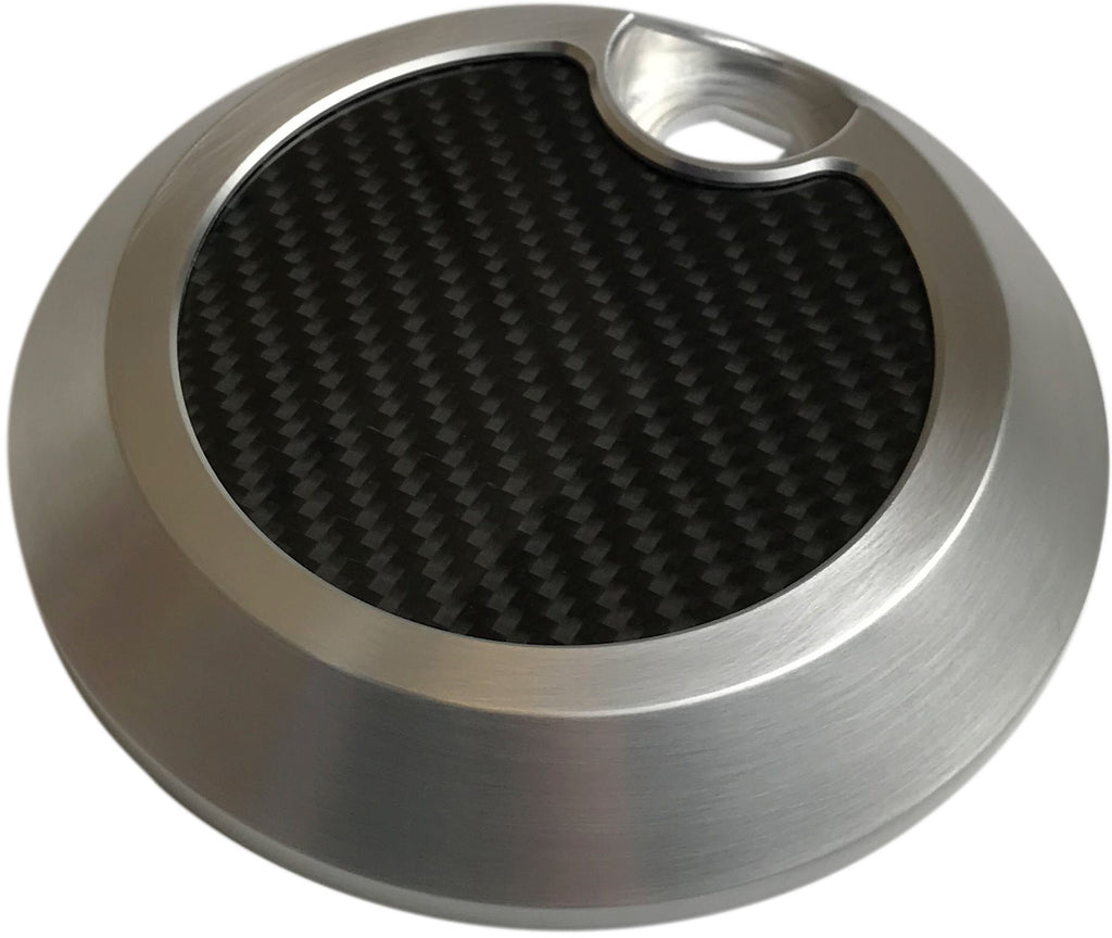 BRASS BALLS FUEL DOOR NATURAL W/CARBON INLAY BB05-002