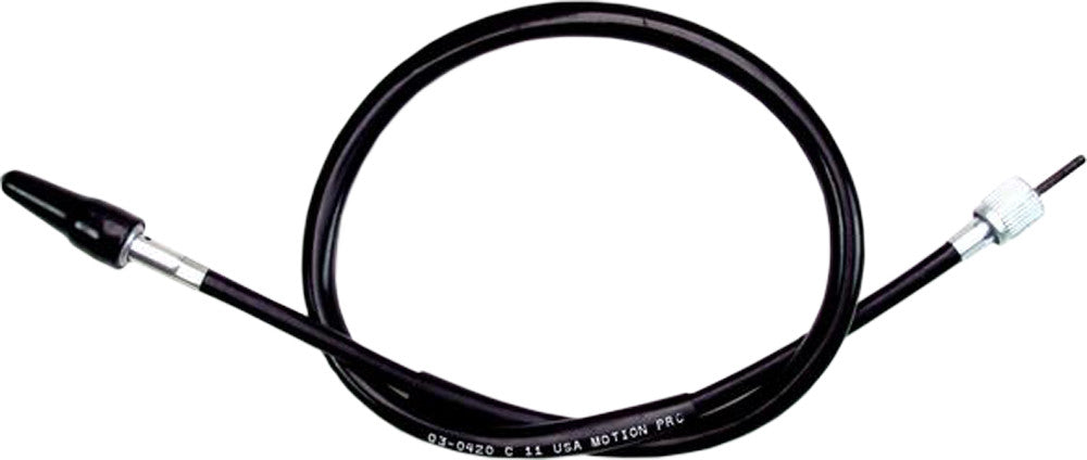 MOTION PRO BLACK VINYL SPEEDO CABLE 03-0420