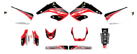 D'COR HONDA RACELINE GRAPHICS COMPLETE KIT WHITE 20-10-125