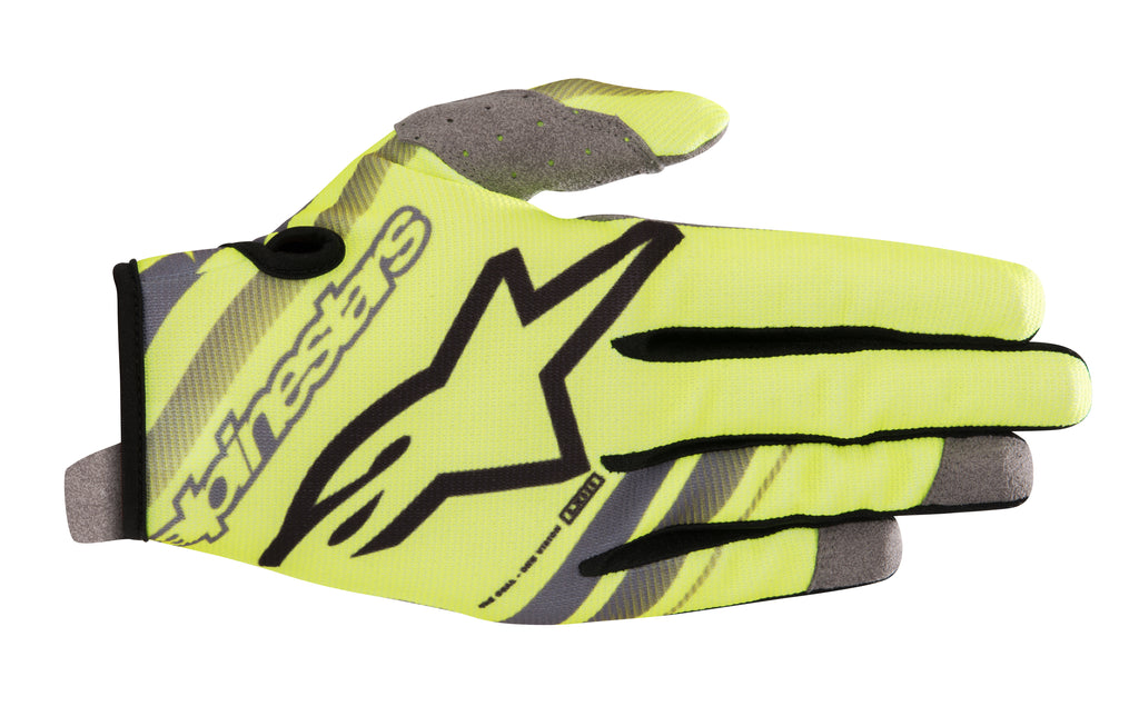 ALPINESTARS RADAR GLOVES YELLOW/GREY 2X 3561819-511-XXL