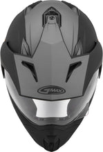 Load image into Gallery viewer, GMAX GM-11 DUAL-SPORT SCUD HELMET MATTE BLACK/ORANGE/GREY LG G1113136